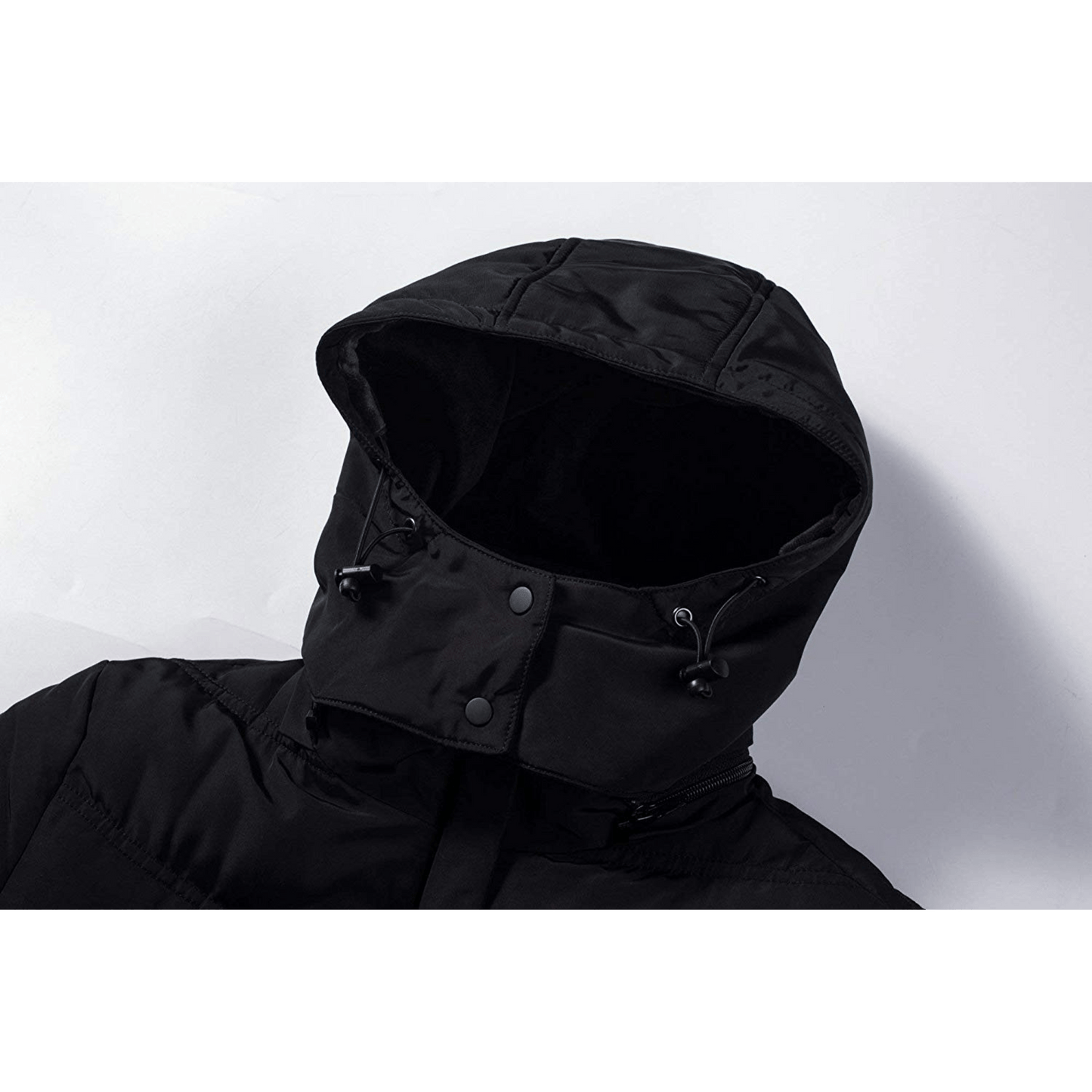 ELORA Women's Full Length Puffer Coat with Hood and Fleece Lining