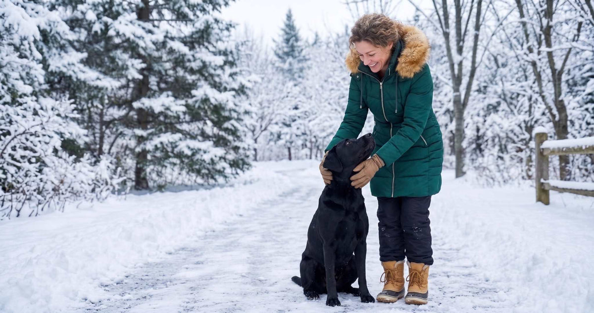 Mid Length Womens Winter Coat | ELORA Technical Fleece-Lined Parka
