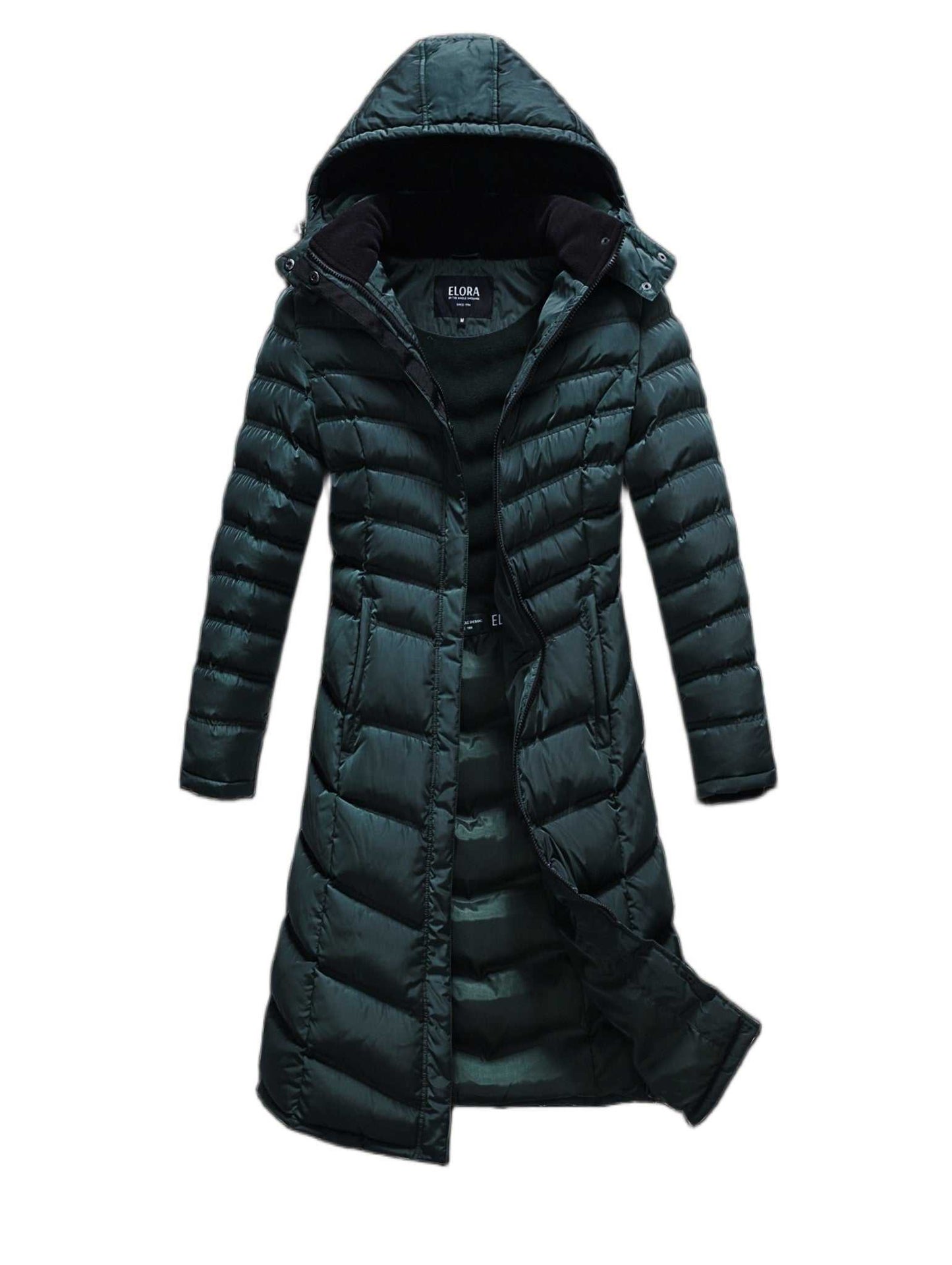 ELORA | Maxi Vegan Thermal Puffer (40" / 102cm)