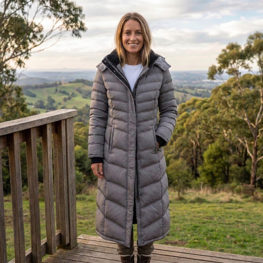 ELORA | Maxi Vegan Thermal Puffer (40" / 102cm)
