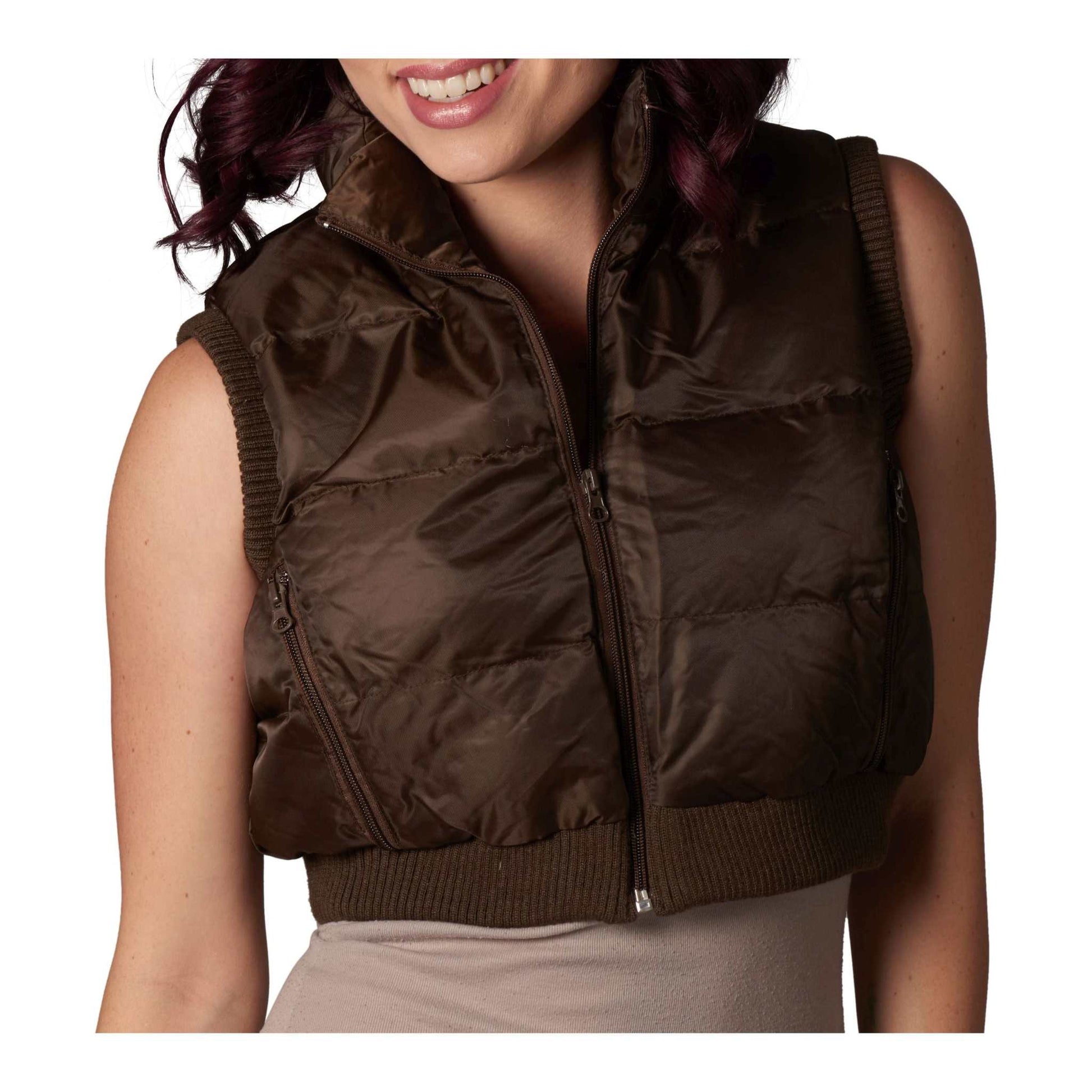 Women's Winter Cropped Vest 