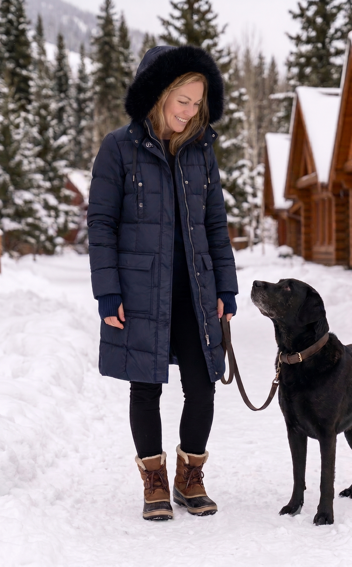 Womens Winter Coat | ELORA Heavyweight Vegan Down Parka (7-Pocket Utility)