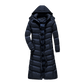 Women Full Length Puffer Coat water resistant with detachable hood