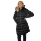 Mid Length Ladies Coat with Faux Fur Lining
