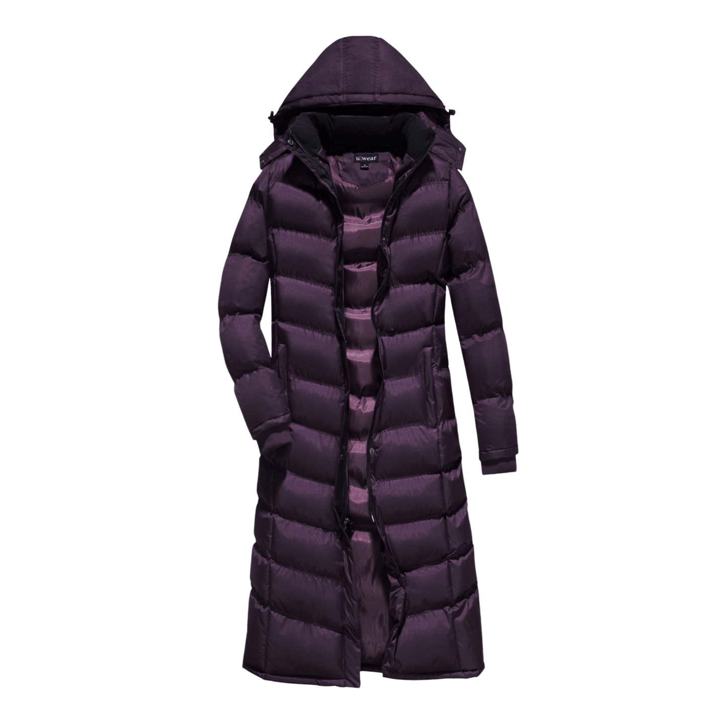 U2Wear Full Length Ladies Water Resistant Puffer Coat