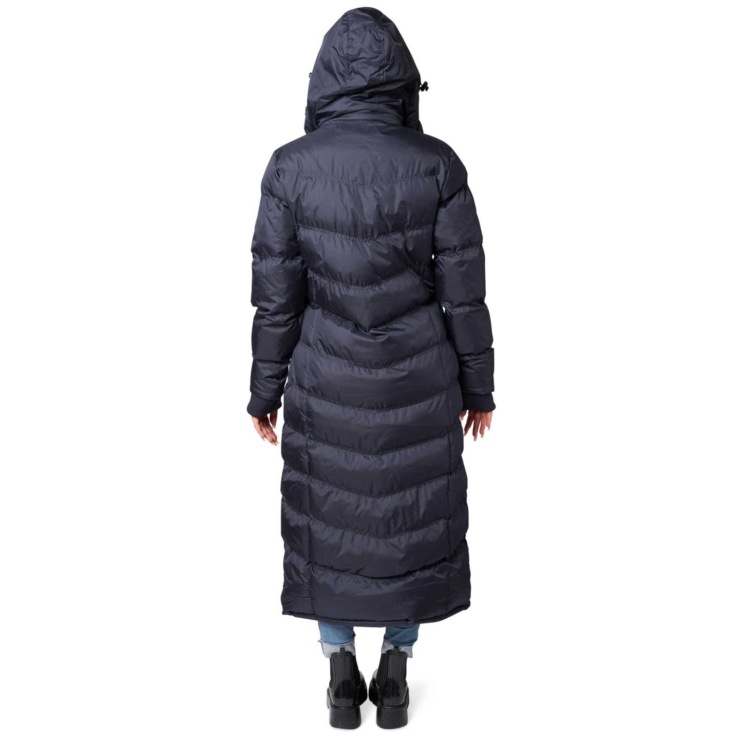 U2Wear Full Length Ladies Water Resistant Puffer Coat