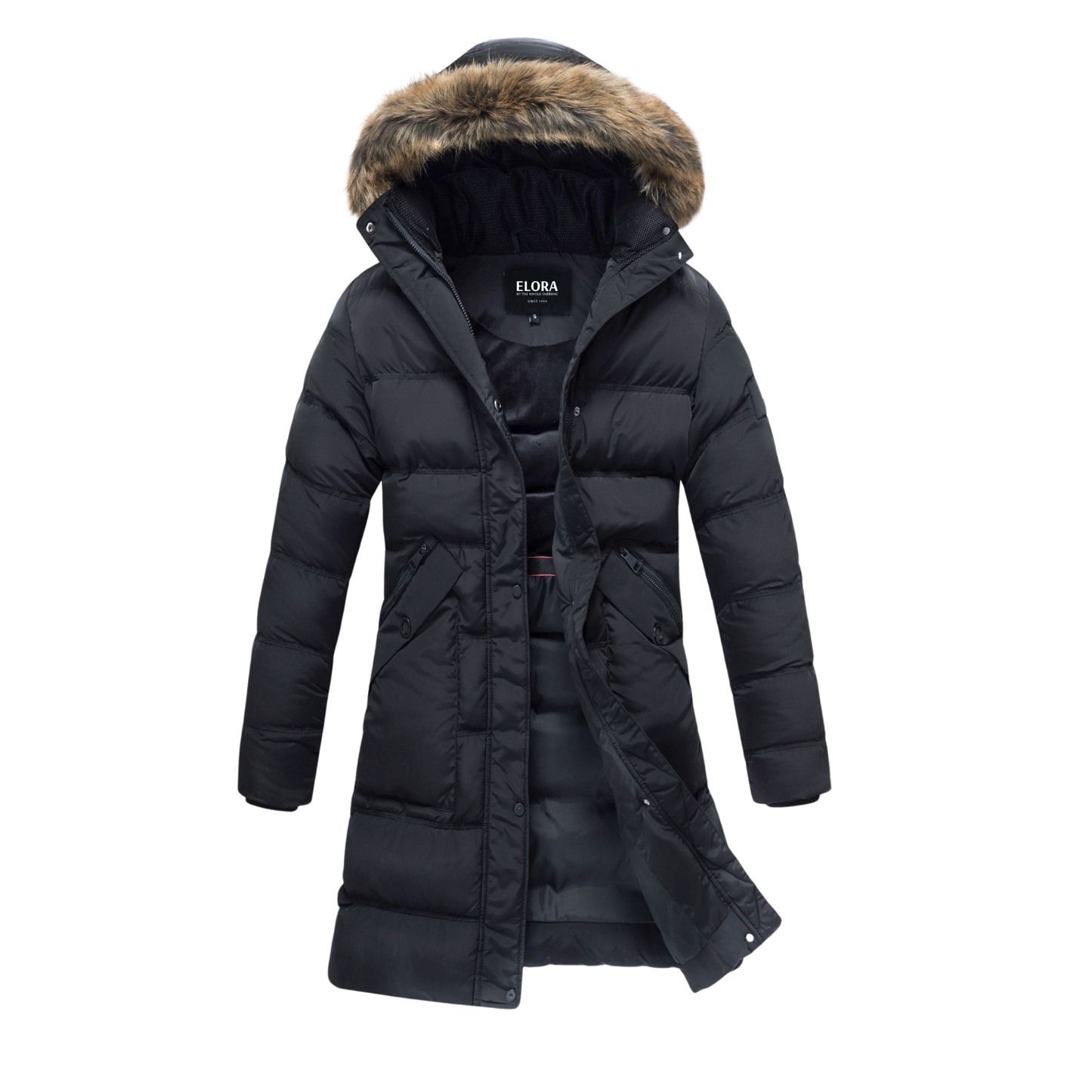 ELORA Women's Winter Heavyweight Puffer Jacket