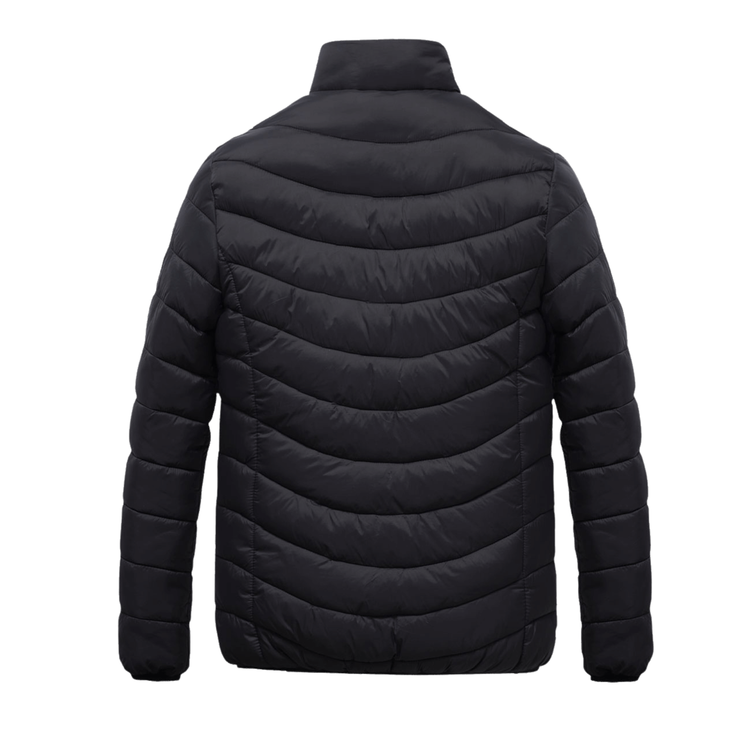 Men's classic Puffer bomber jacket with faux fur lining