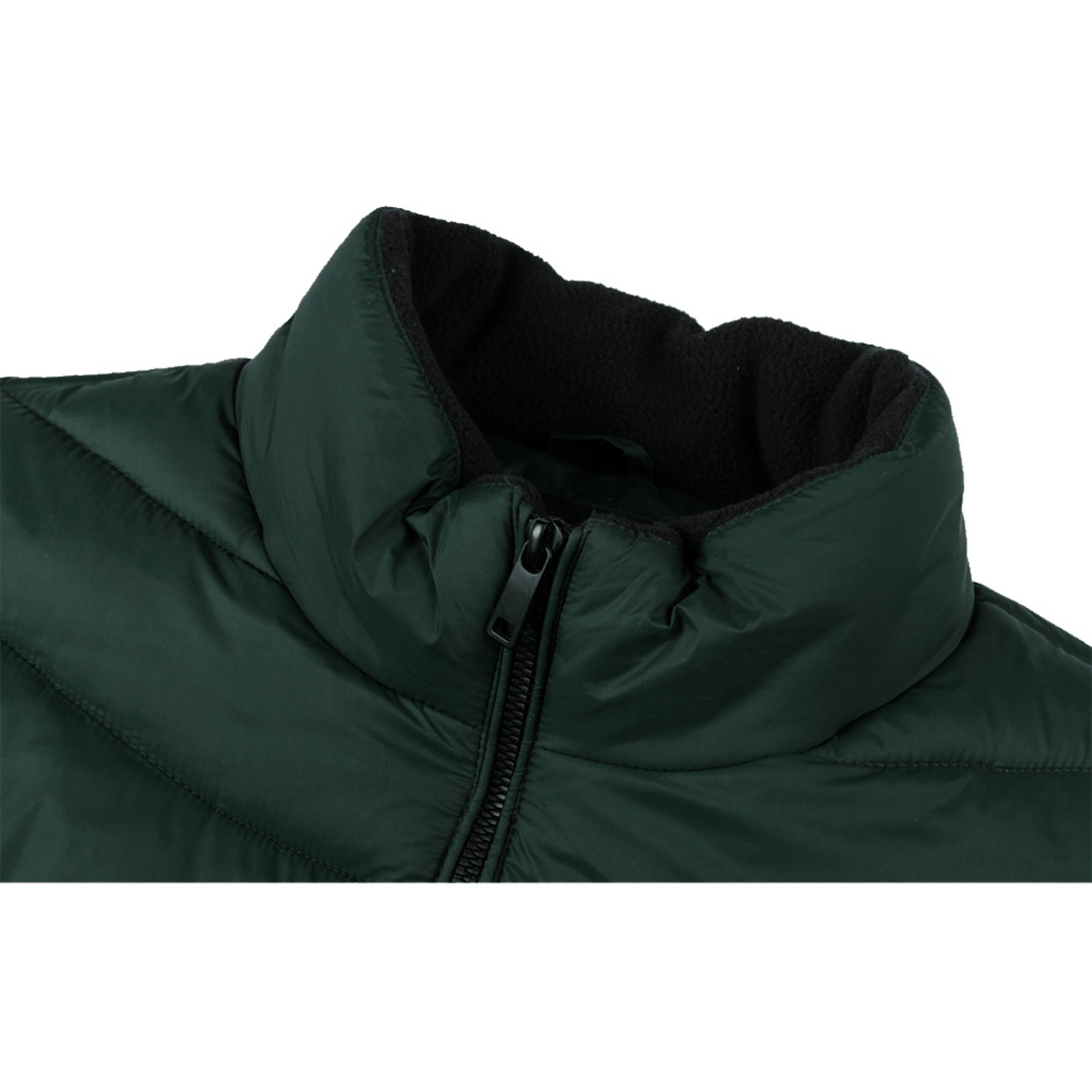 Men's classic Puffer bomber jacket with faux fur lining