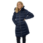 Mid Length Ladies Coat with Faux Fur Lining