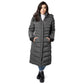 Women's Maxi Coat - Water-Resistant, Polar Fleece Lined, and Detachable Hood