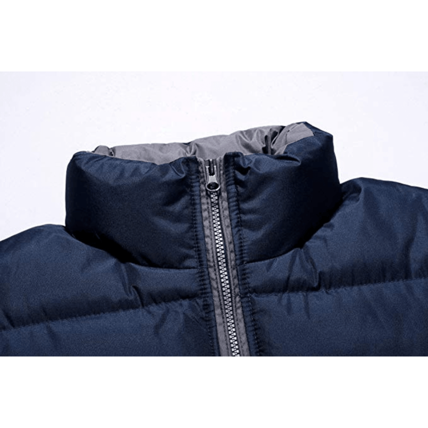 U2Wear Men's Heavy Quilt Coat, Winter Casual Jacket, Short Classic Puffer, Water Resistant, Bomber Jacket