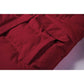 Mid-length puffer coat with deep front pockets, Women Winter heavy coat