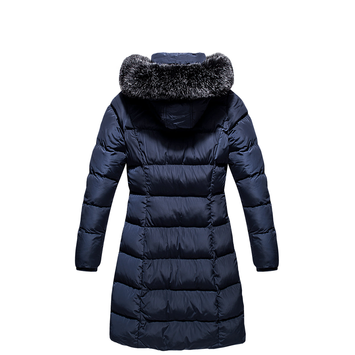 Actual coat — Navy back view