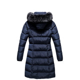 Actual coat — Navy back view
